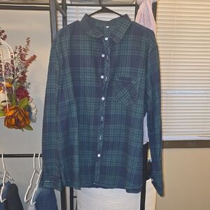Mens Flannel Button Up